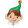 Party Delights Naughty Elf Accessories<Adorable Elf Air-Filled Mini Foil Balloon - 12"