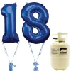 Age 18 Blue Foil Kit With Helium, Ribbon And Weights<Party Delights New