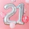 Age 21 Iridescent Balloon Kit (Foil Balloons)<Party Delights Hot