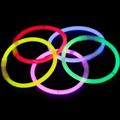 Assorted Colours Glow Bracelets - 20Cm (25Pk)<Party Delights Hot