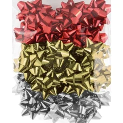 Party Delights Gift Wrapping<Assorted Metallic Gift Bows (24Pk)