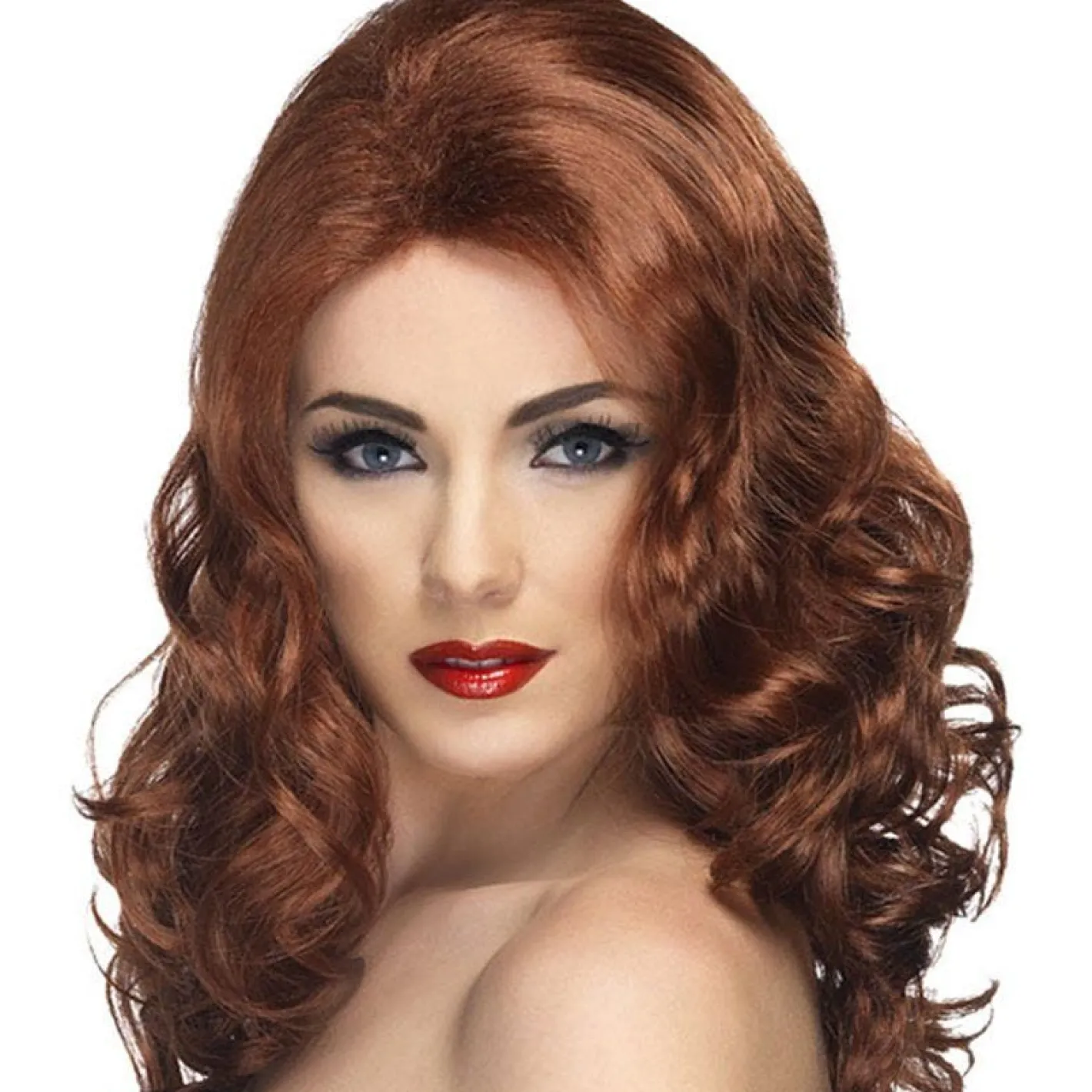 Auburn Glamourous Wig<Party Delights Outlet