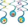 Baby Shark Hanging Swirl Decorations (6Pk)<Party Delights Clearance