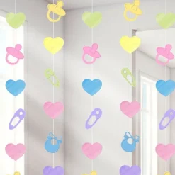 Baby Shower String Decoration (6Pk)<Party Delights Hot