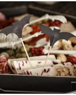 Party Delights Tableware<Bat Cocktail Sticks (12Pk)