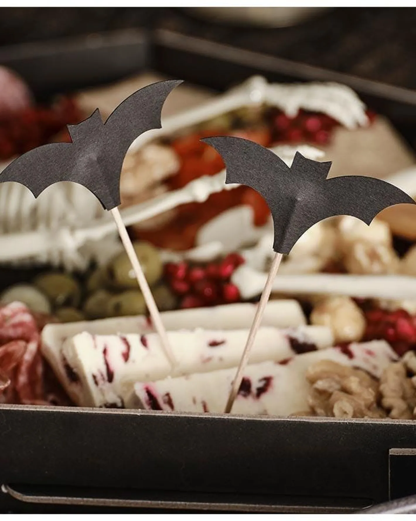Party Delights Tableware<Bat Cocktail Sticks (12Pk)