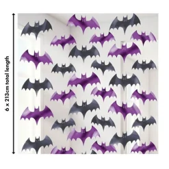 Party Delights Hanging Decorations<Bat String Halloween Decoration - 2M (6Pk)