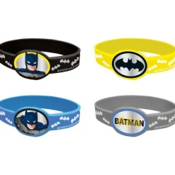 Batman Stretchy Bracelets (4Pk)<Party Delights Outlet