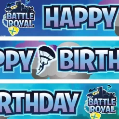 Battle Royal Yard Banners (3Pk)<Party Delights Discount