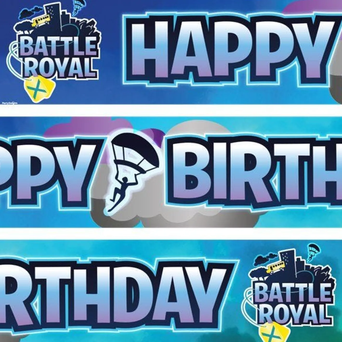 Battle Royal Yard Banners (3Pk)<Party Delights Discount