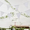 Beautiful Botanics White Fabric Bunting - 5M<Party Delights