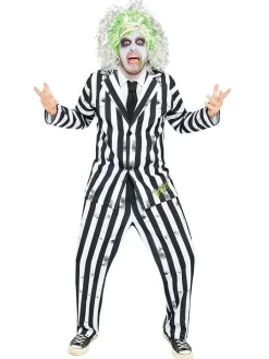 Men's Party Delights Men's<Beetlejuice - Adult Costume