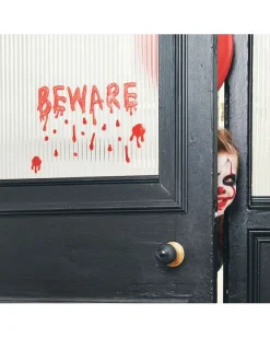 Party Delights Window & Door Decorations<Beware Gel Window Cling