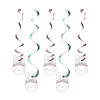 Birthday Bunny Hanging Swirl Decorations (5Pk)<Party Delights Hot