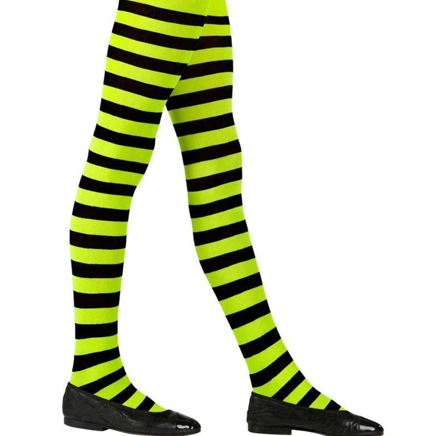 Black & Green Tights 11-14 Yrs<Party Delights Outlet