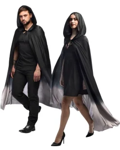 Women's Party Delights Women's<Black & Grey Cape - 170Cm