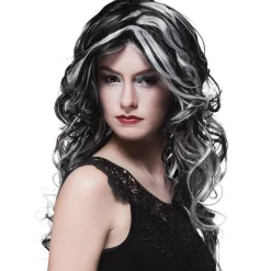 Black & Grey Gothic Wig<Party Delights Sale