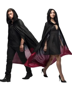 Women's Party Delights Women's<Black & Red Cape - 170Cm