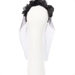Black Bride Headband<Party Delights Online