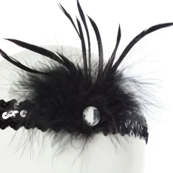 Black Flapper Headband<Party Delights Sale