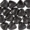 Black Foil Chocolate Hearts X20<Party Delights Hot