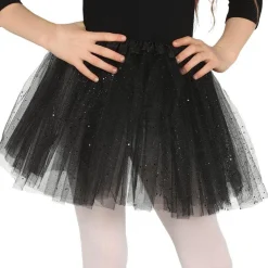 Kids' Party Delights Kids'<Black Glitter Tutu - Child One Size