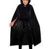 Kids' Party Delights Kids'<Black Hooded Cape - Child