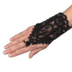 Women's Party Delights Women's<Black Lace Glovelettes