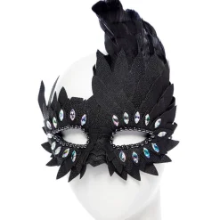 Black Layered Masquerade Mask<Party Delights Best