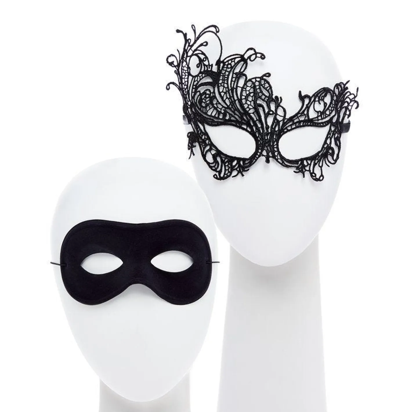 Black Masquerade Masks For Couples<Party Delights Outlet