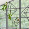 Black Metal Geometric Hanging Decoration - 15Cm<Party Delights Clearance