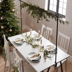 Party Delights Tableware<Black Metal Table Clamp - 2.4M X 88Cm