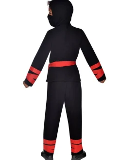 Kids' Party Delights Kids'<Black Ninja Warrior - Child And Teen Costume