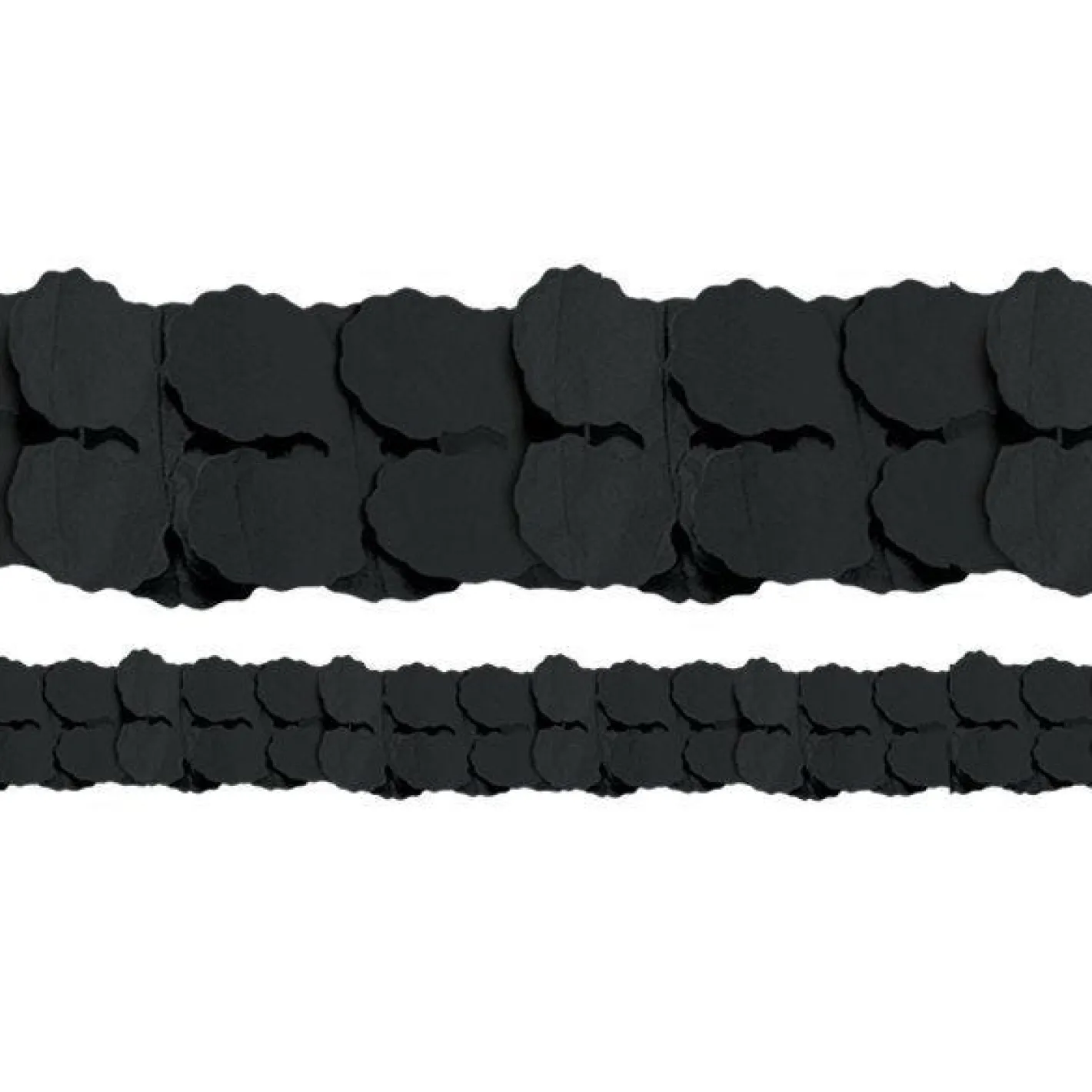 Black Paper Garland Decoration - 3.7M<Party Delights Sale