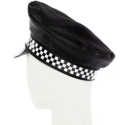 Black Police Hat - Child<Party Delights Hot