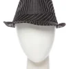 Black Striped Gangster Hat<Party Delights Best