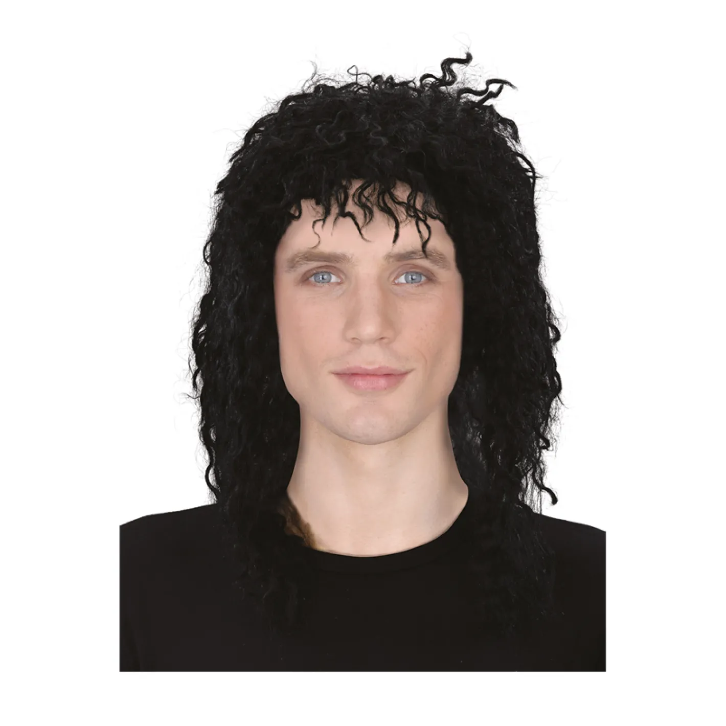 Black Wavy Guy Wig<Party Delights