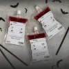 Party Delights Tableware<Blood Bag Drinking Pouch (5Pk)