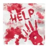 Party Delights Tableware<Blood Drip Napkins - 33Cm (20Pk)