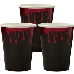 Party Delights Tableware<Bloody Paper Cups - 266Ml (8Pk)