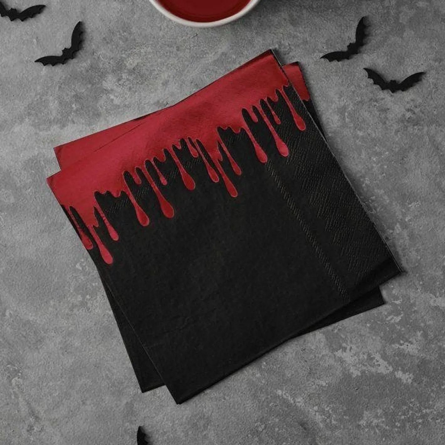 Party Delights Tableware<Bloody Paper Napkins - 33Cm (16Pk)