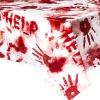Party Delights Tableware<Bloody Plastic Tablecover - 1.4M X 2.6M