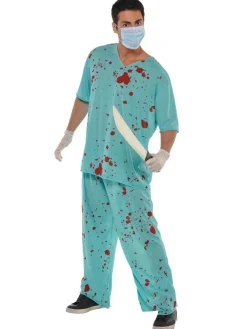 Men's Party Delights Men's<Bloody Scrubs - Adult Costume