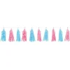 Blue & Pink Gender Reveal Foil Tassel Garland - 1.5M<Party Delights Clearance