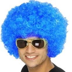 Blue Afro Wig<Party Delights Sale