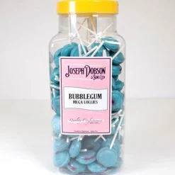 Blue Bubblegum Flavour Lollipops X90<Party Delights New