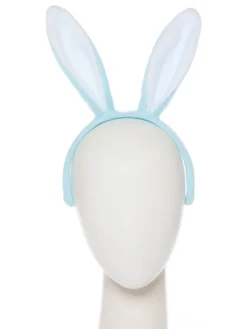 Blue Bunny Ears Headband<Party Delights