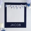 Blue Happy Birthday Personalisable Photobooth Frame<Party Delights Best