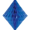 Blue Honeycomb Diamond Decoration - 30Cm<Party Delights