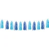 Blue Mix Tassel Garland Decoration - 2.7M<Party Delights Outlet